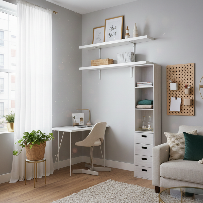 Vertical Design: 5 Ways to Double Your Storage Space Without Making Your Apartment Look Like a Warehouse ✨