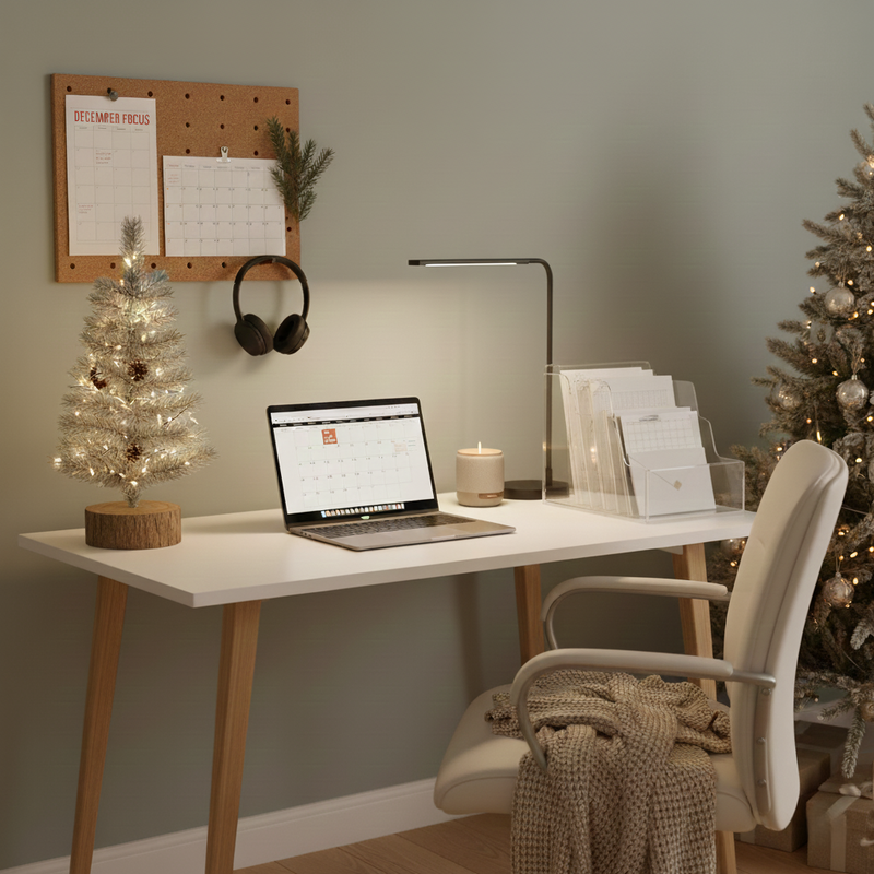 🛑 Festive Anti-Procrastination: 5 Tricks to Decorate Your RTA Desk and Stay Productive in December 🎄