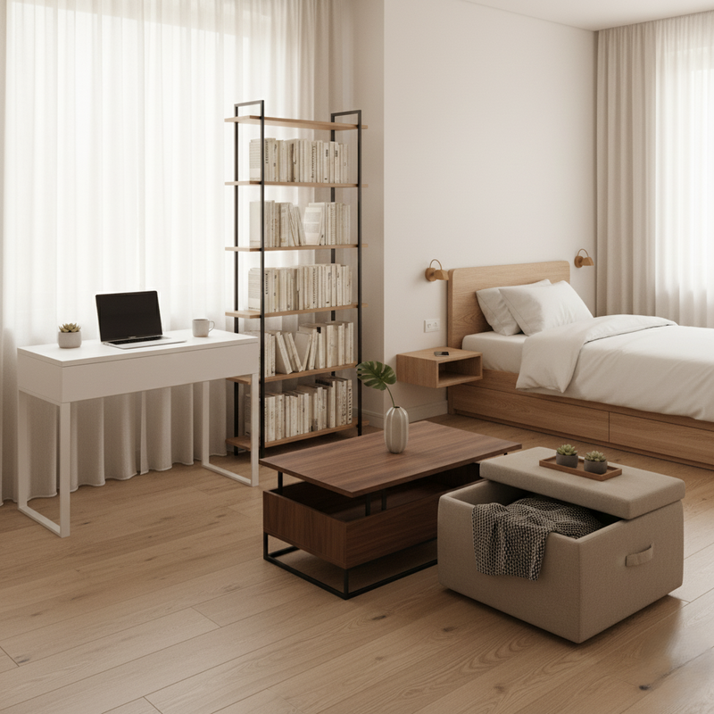 No More Sacrifices! 5 RTA Furniture Pieces That Do Double Duty to Rescue Your Studio Apartment