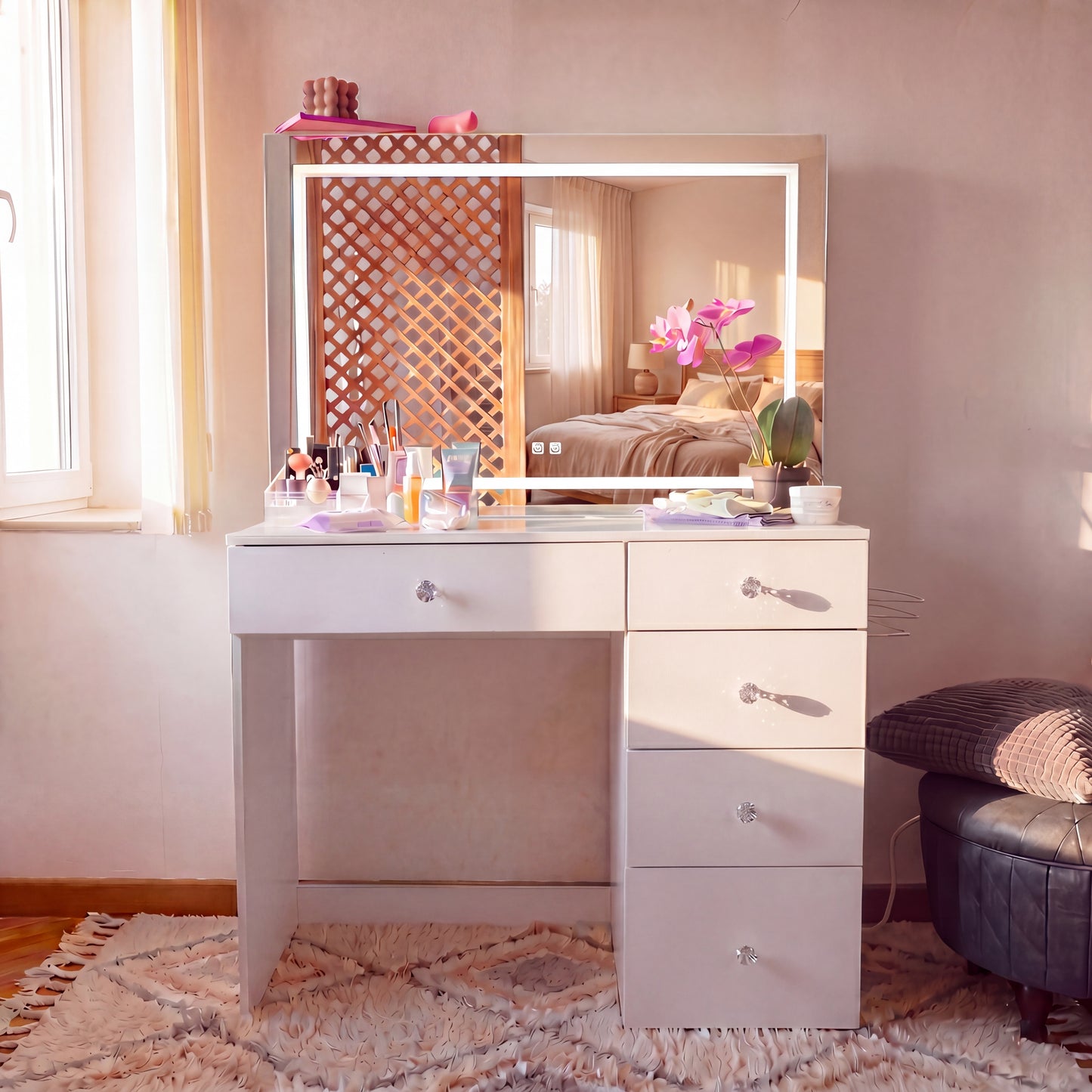 Elena Premium Vanity, LED & Bluetooth