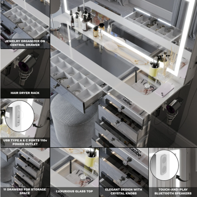 Isabella Luxe Vanity