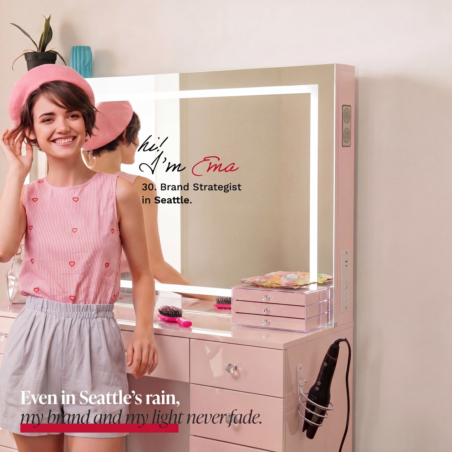 Chloe  Mirror Vanity
