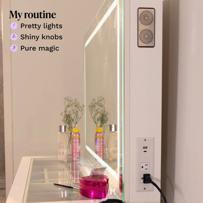 Elena Premium Vanity, LED & Bluetooth