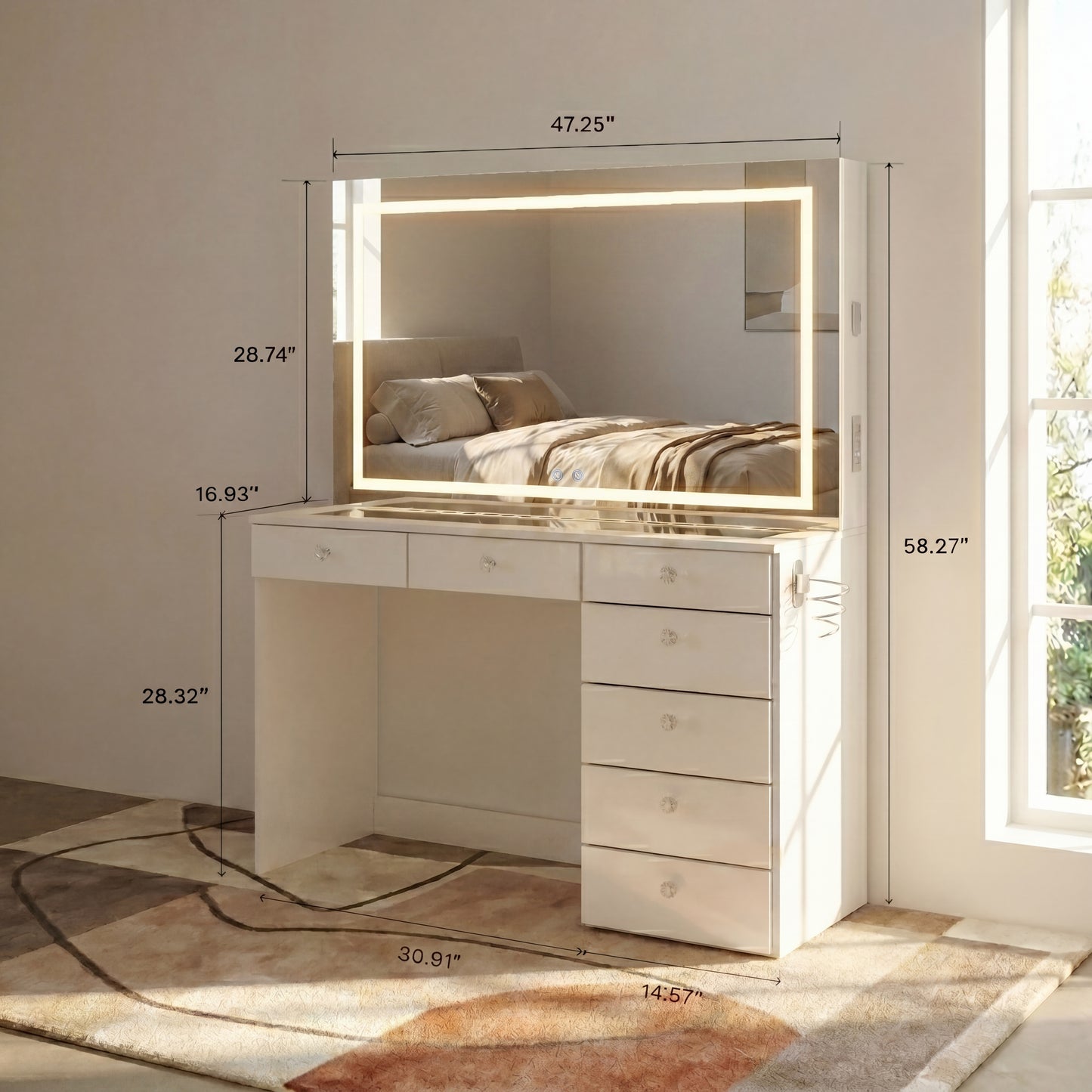 Versalles Makeup Vanity